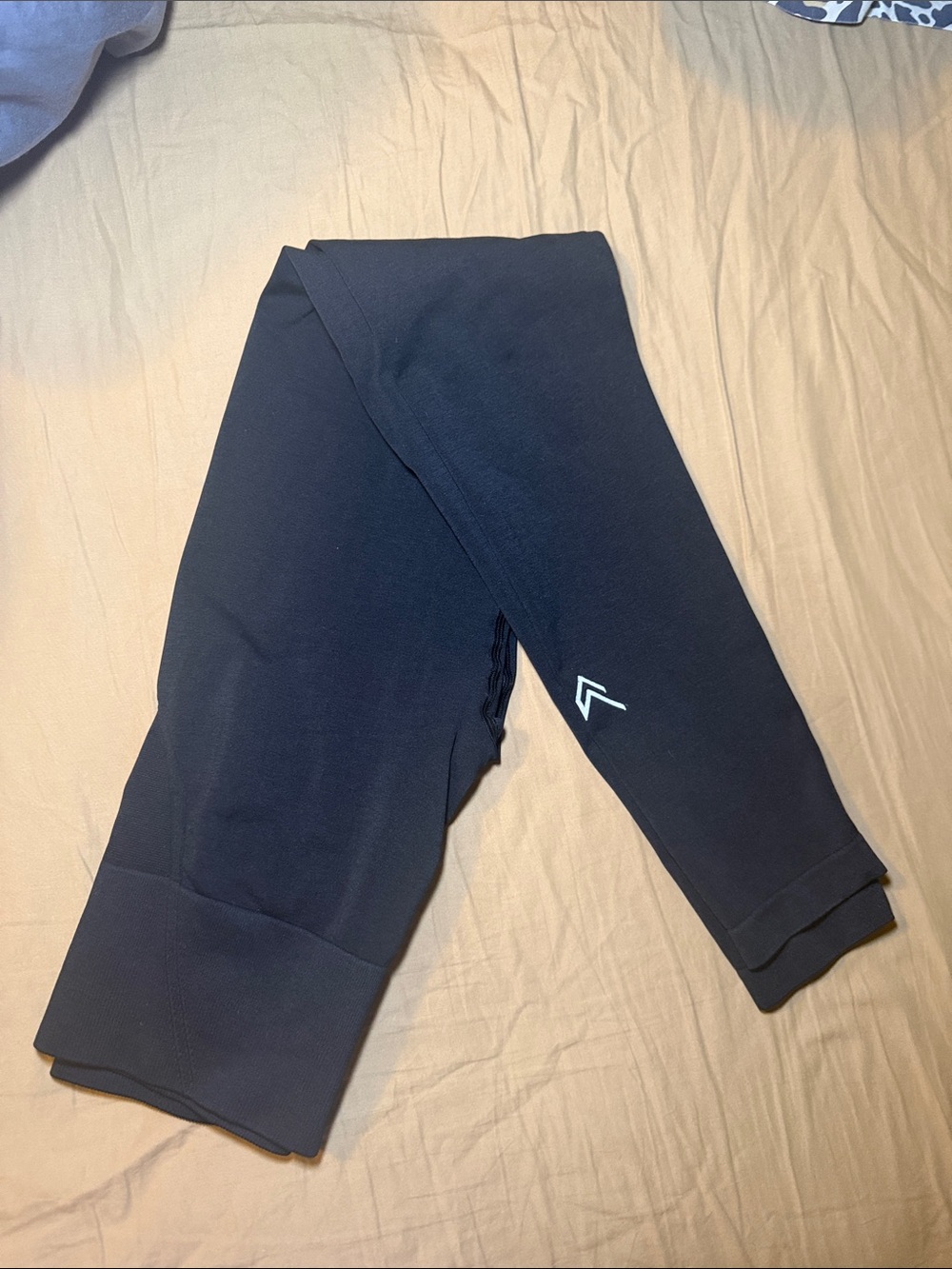 Oner Active Black Leggings with Reflective Logo